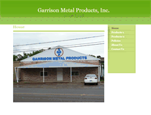 Tablet Screenshot of garrisonmetalproducts.com